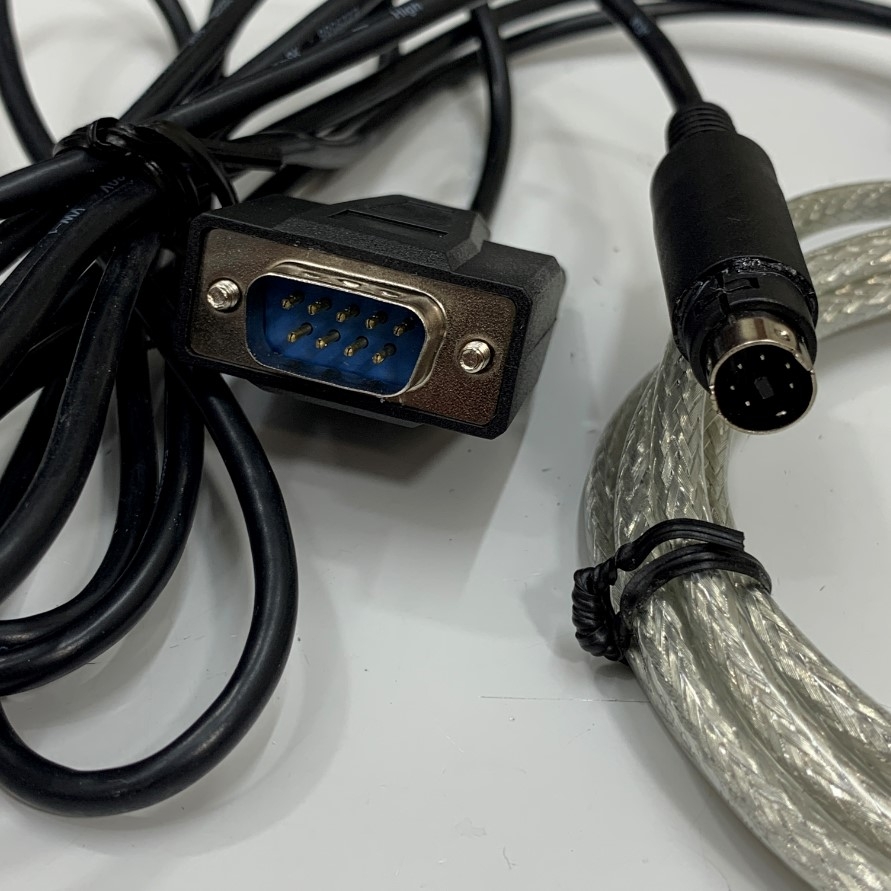 Cáp Lập Trình PLC Programming Cable USB-LG-XGB Dài 3M 10ft Chip FTDI USB to RS232 Converter Cable For with Windows 10/11 Communication Computer