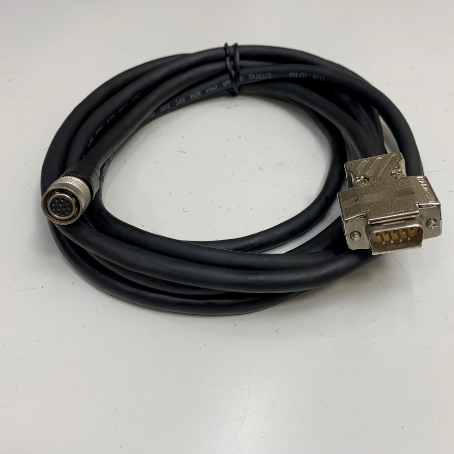 HR10A-10P-12P Hirose 12-Pin Male Plug Connector – For VAT CCD Industrial Camera (Panel Mount)