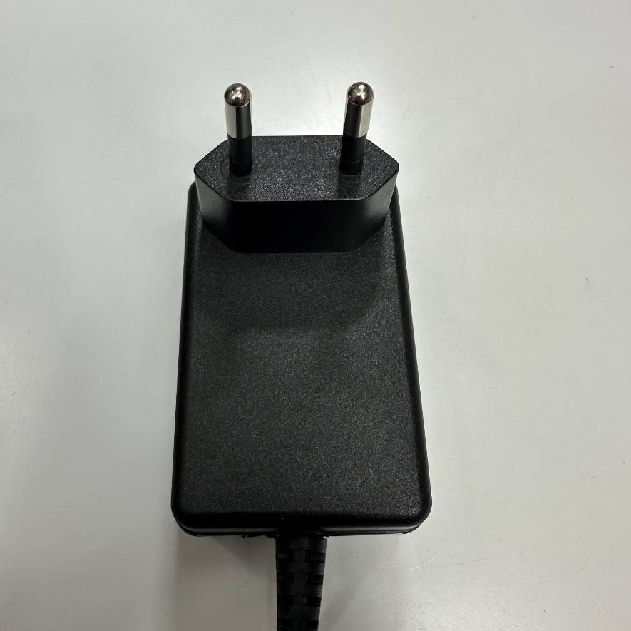 Adapter 12V 1.5A 18W AMTC EU Plug OEM Thay Thế UNIFIVE US301210 12V 1A Connector Tip Size 5.5mm x 3.3mm For Máy Đo Từ Tính EMIC Compact Flux Meter FMI-2000R