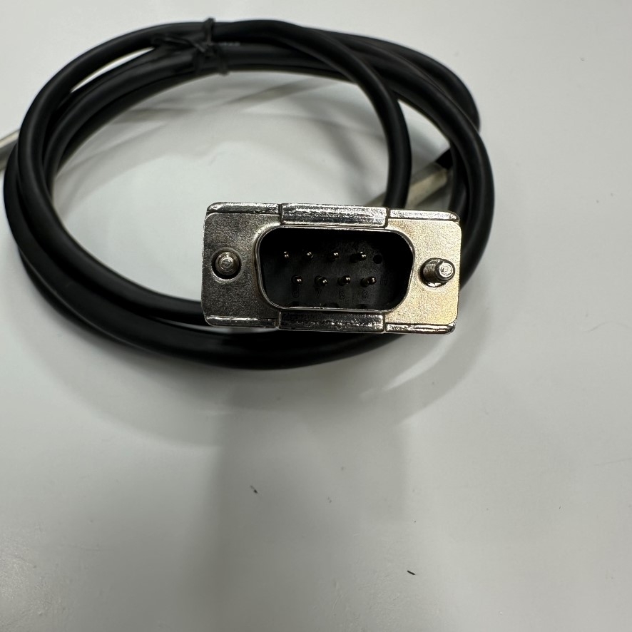 Cáp 1.5M 5ft Shielded Cable Connector APEX PLT-168-R-R 8 Pin Male Circular to DB9 Male Connector MH 8 Way D-Sub Cable E74020-C DER AN  4PR 28AWG For Signals Data Industrial