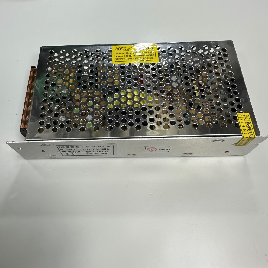 Nguồn Tổ Ong 6V 20A 120W S-120-6 Power Supply Input 110-220VAC 50/60Hz