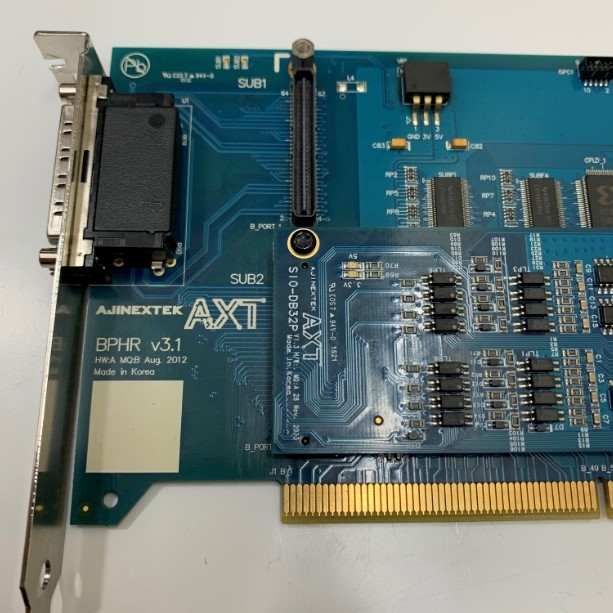 Card Điều Khiển Thiết Bị Công Nghiệp Với Máy Tính CNC AJINEXTEK AXT BPHR V3.1 PCI 4X + SIO-DB32P V1.3 아진엑스텍