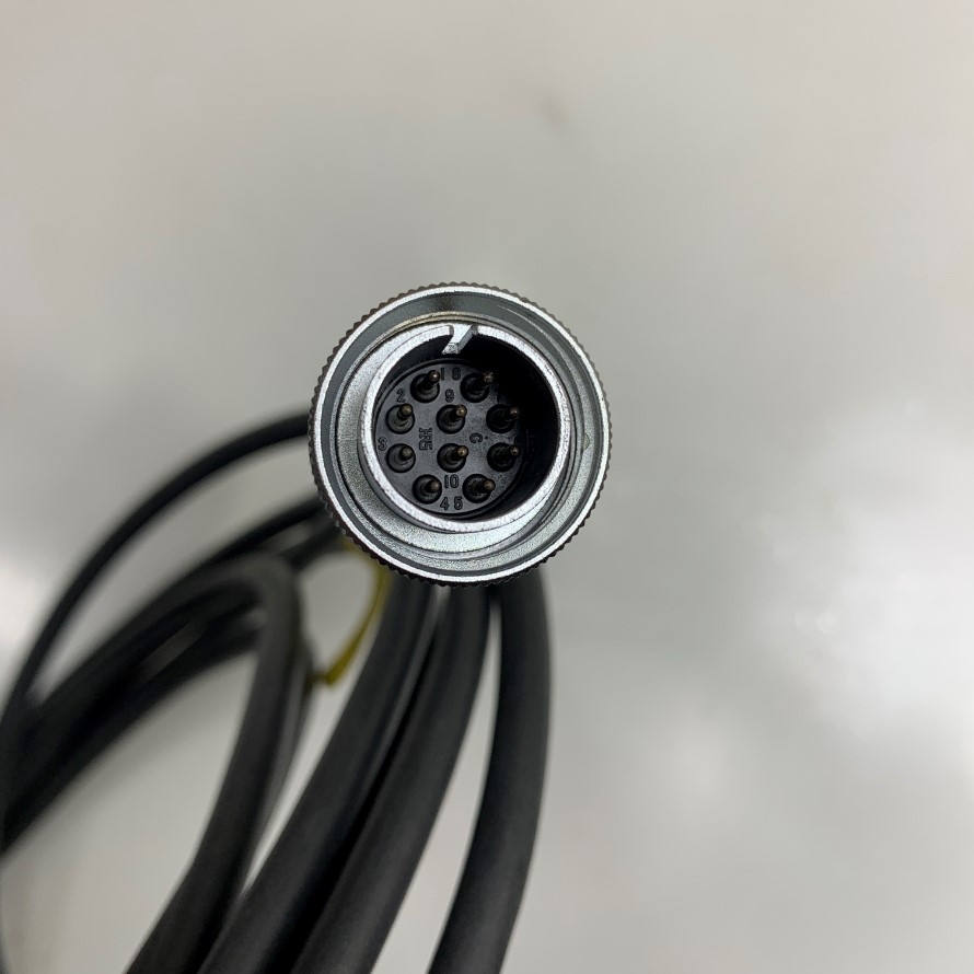 Cáp 4.5M 15ft Nordson 7028178 EFD Cable Valve/Driver 4.5M-HH-DC Connector Hirose RM15TRD-10S(71) 10 Pin Female to Hirose RM15TPD-10P(71) 10 Pin Male Circular Connector For NORDSON Torque block control
