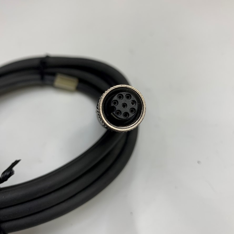 Cáp Điều Khiển SICK DOL-127SG2M5E25KM0 6020537 Dài 2.2M 7ft Cable M12 A-Code 8 Pin Female to 7 Core Bare Wire Open End For Extension Cable