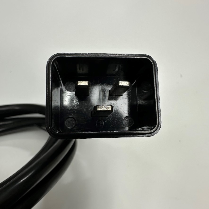 Dây Nguồn Máy Chủ 1.5M 5ft NINGBO AC Power Cord Cable Jumper Cord IEC C20 to C13 16A/10A 250V 16AWG 3x1.5mm² OD 8.0mm For Rack PDU UPS APC witch Server, Network Switch