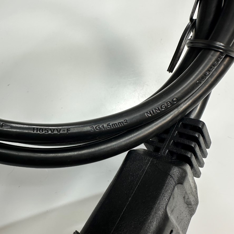 Dây Nguồn Máy Chủ 1.5M 5ft NINGBO AC Power Cord Cable Jumper Cord IEC C20 to C13 16A/10A 250V 16AWG 3x1.5mm² OD 8.0mm For Rack PDU UPS APC witch Server, Network Switch