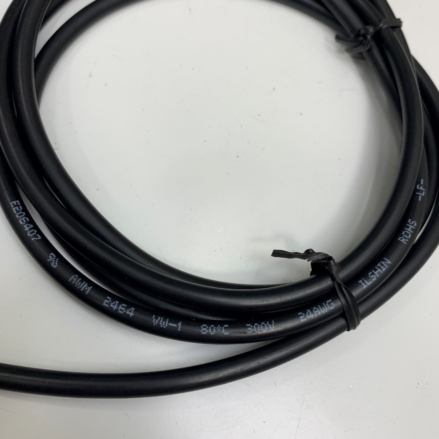 Cáp Điều Khiển Cable M12 A-Code 4 Pin Female to 2 Core Bare Wire Open Dài 2 Meter 6.5ft End For Sensor Actuator Connector