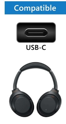 Cáp 1M Data Charger Cable Type-C to Type-C up to 10 Gbps Cable For Best USB-C Headphones, Bose Frames Tempo, Bose Sleepbuds