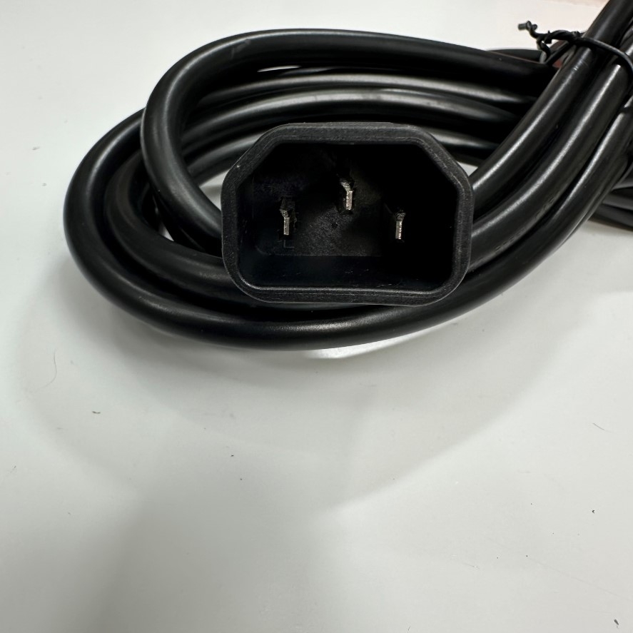 Dây Nguồn 4M 13.3ft HONGLIN AC Power Cord IEC-320 C13 to C14 10A 250V 18AWG 3x1.0mm² Cable For Rack PDU UPS APC witch Server, Network Switch