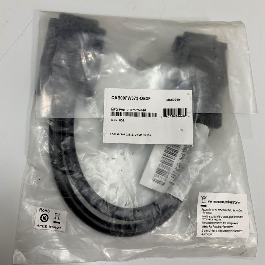 Cáp CAB00FW373-OE3F Cable Molex DMS-60 Pin Connector to Splitter Dual 25 Pin DVI Female Cable For IBM 5269 - PCIe LP POWER GXT145 Graphics