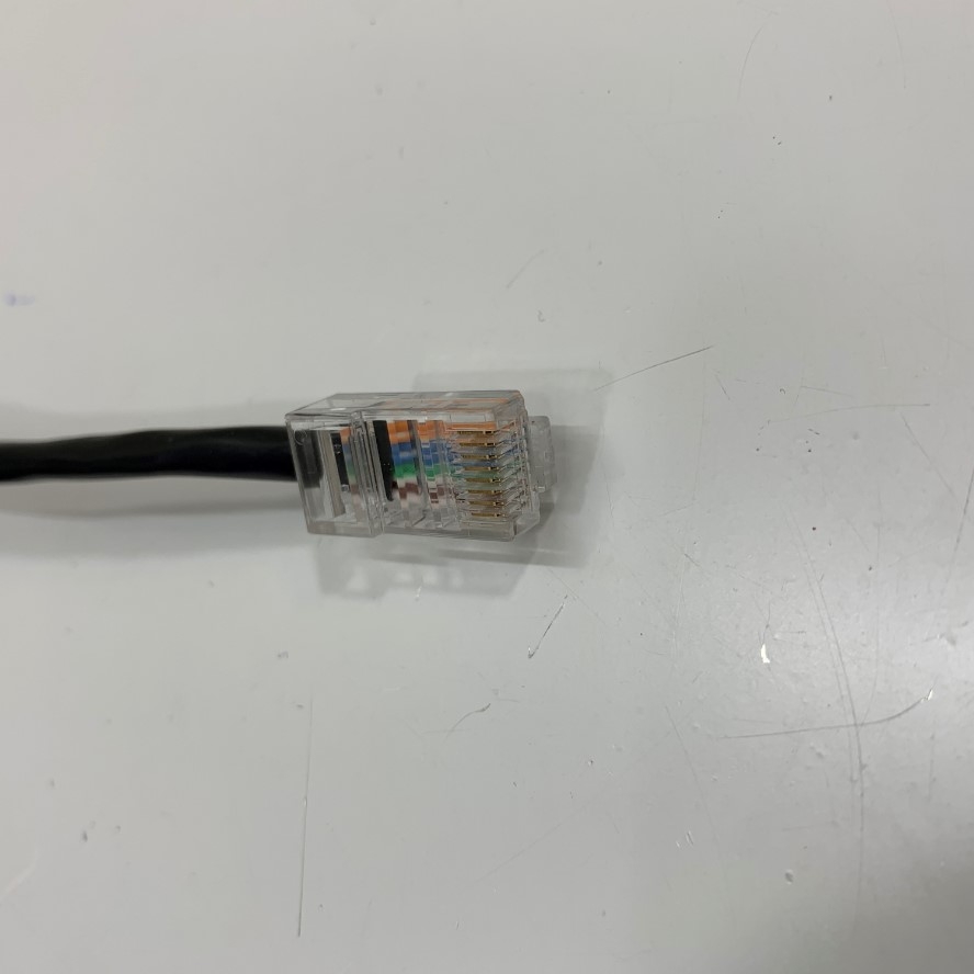 Cáp IBM PDU Serial Port Cable DB9 Female to RJ45 Male Part Number 69Y2042 Dài 2.5M 8ft