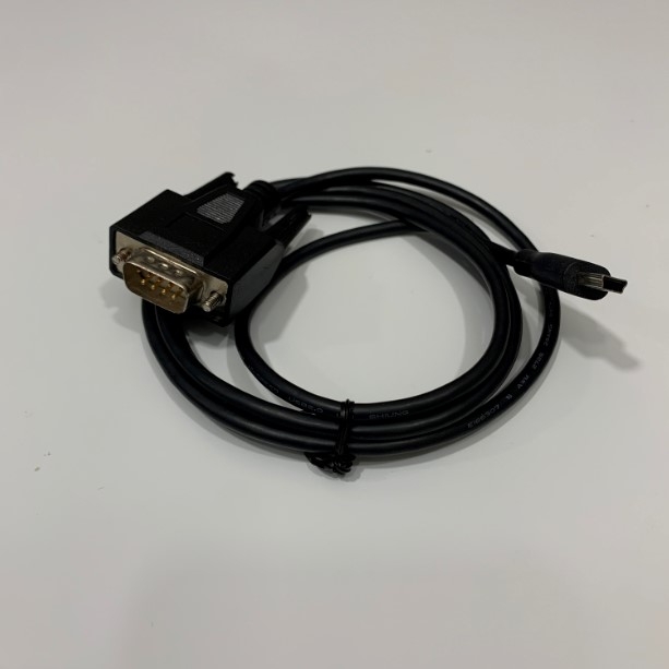 Cáp Điều Khiển Serial Data Mini USB Male to RS232 DB9 Female Adapter Cable Dài 2M