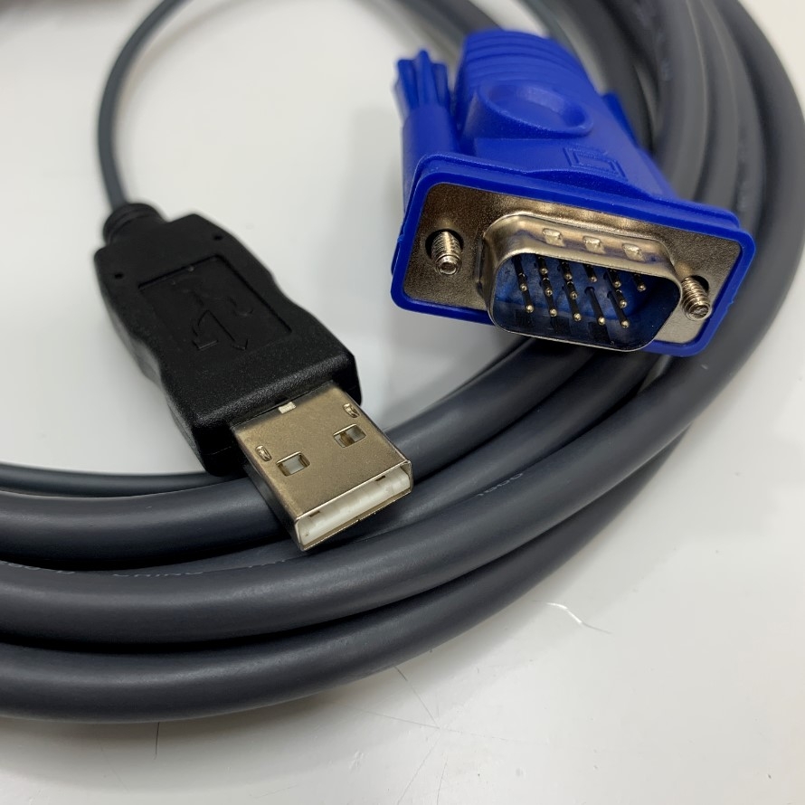 Cáp Điều Khiển ATEN 2L-5203UP Dài 3M 10ft USB KVM Cable For Aten 17