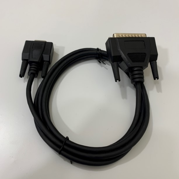 Cáp Lâp Trình F2-232CAB-1 Communication RS232 DB9 Female to DB25 Male Cable 1.8M For PLC Mitsubishi FX-232AW/FX0N-232ADP/50DU and PC