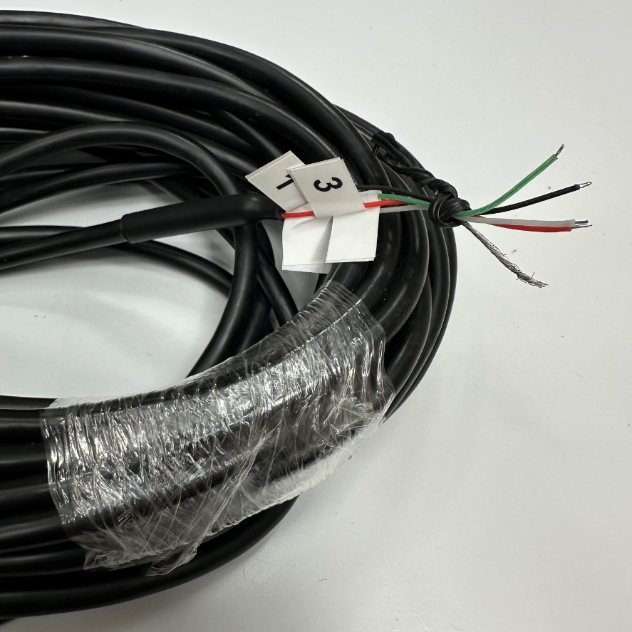 Cáp 10M 33ft Cable Shielded Connector Mini Din 4 Pin Male to 4 Core For PLC Fatek FBs Series RS232 Communication