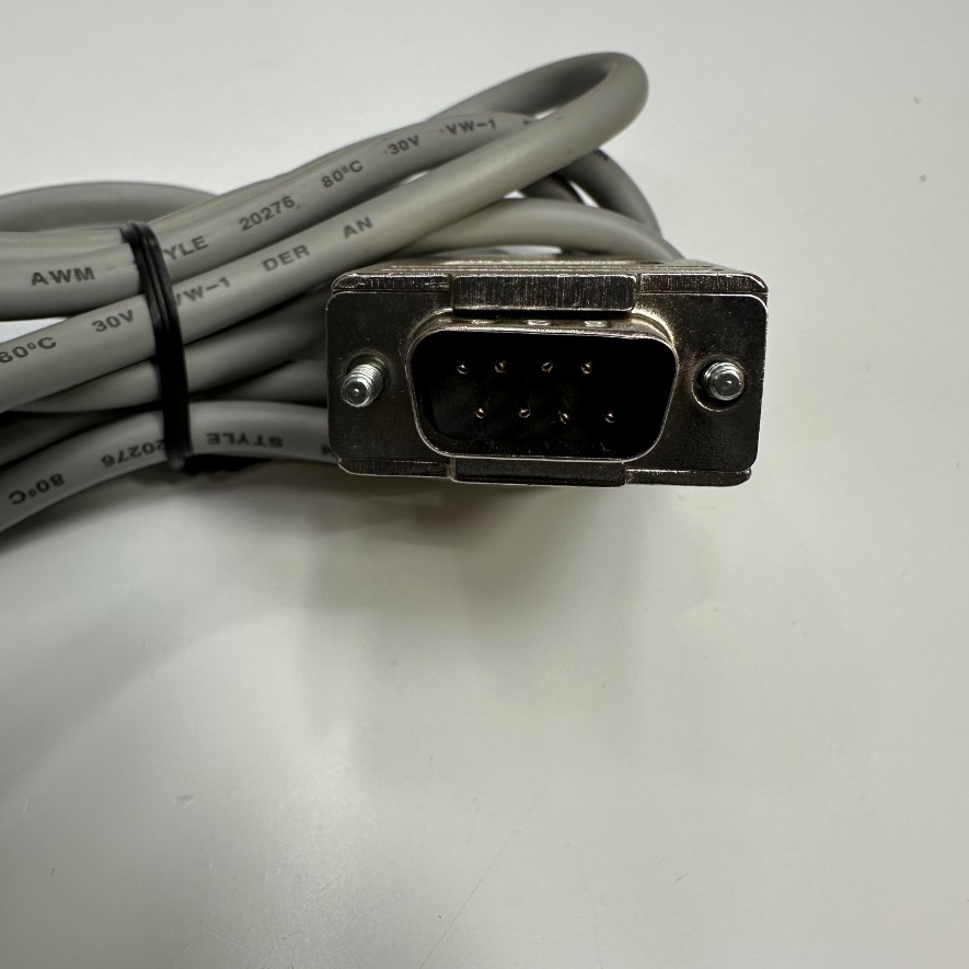 Cáp 1.5M 5ft Connector APEX PLT-168-P-R 8 Pin Female Circular to DB9 Male Shielded Cable Grey For Signal Data Industrial Communication Cable