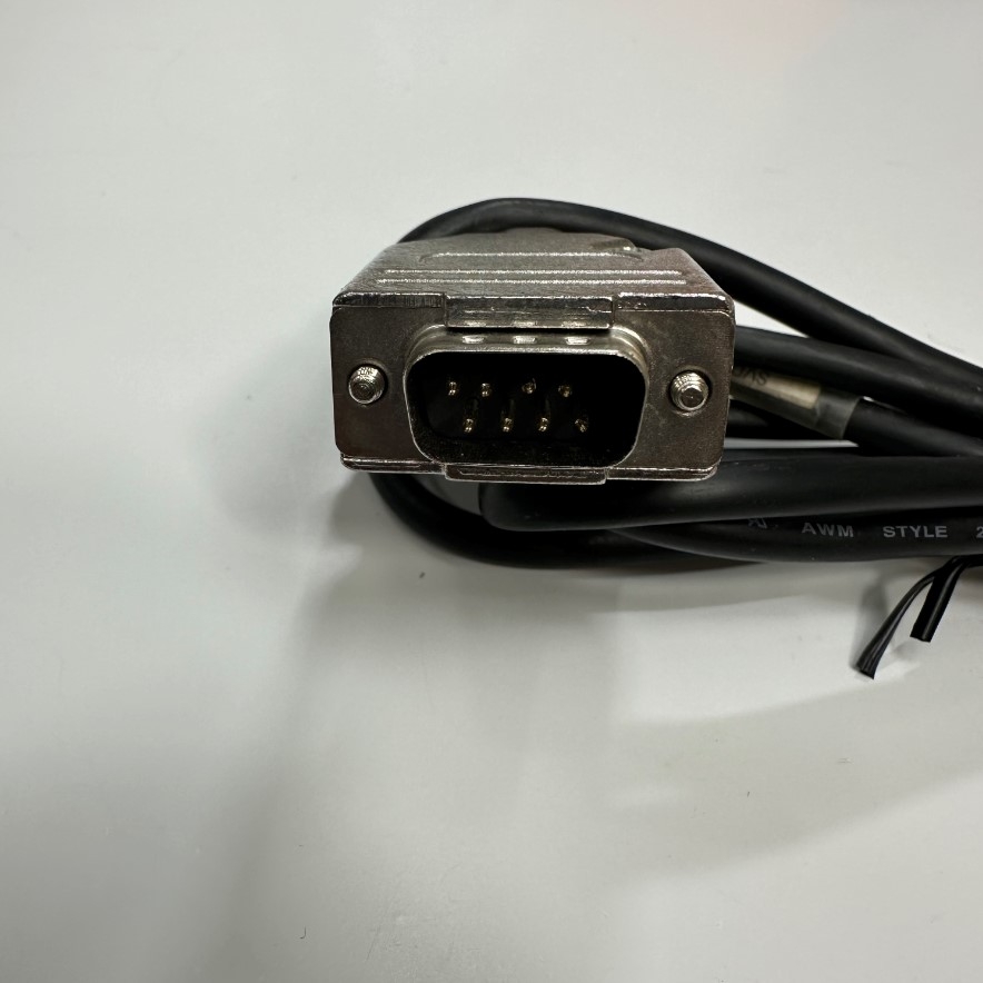 Cáp 1.3M 4.3ft Connector APEX PLT-168-AD-R 8 Pin Male Circular to DB9 Male Shielded Cable Black For Signal Data Industrial Communication Cable