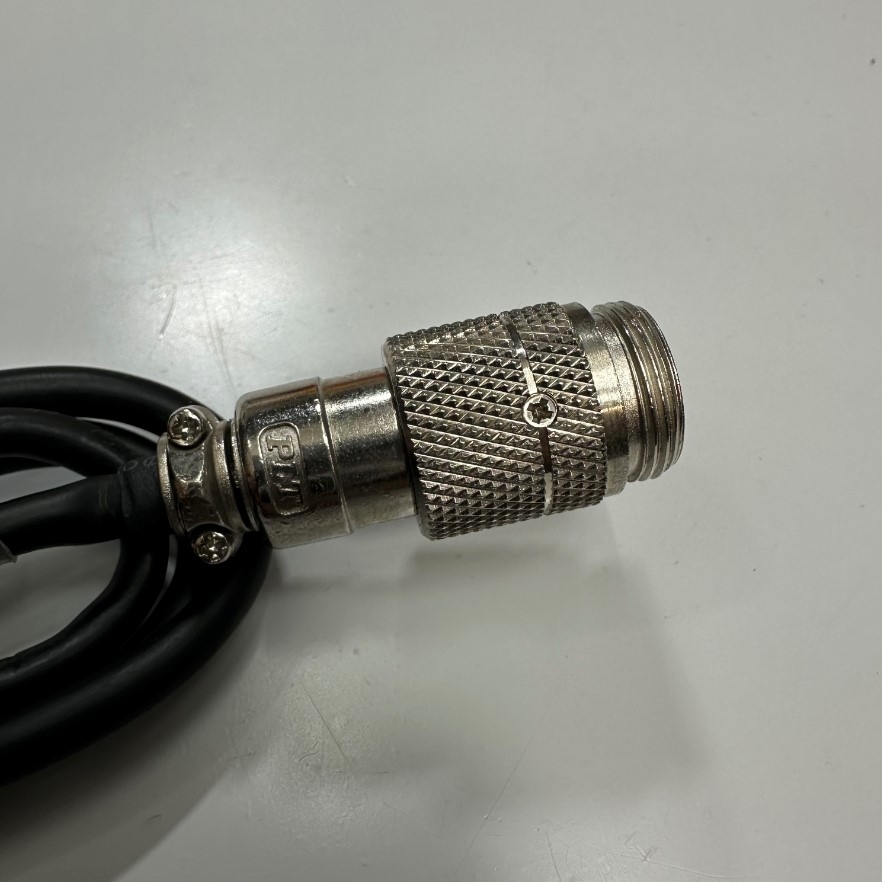 Cáp 1.3M 4.3ft Connector APEX PLT-168-AD-R 8 Pin Male Circular to DB9 Male Shielded Cable Black For Signal Data Industrial Communication Cable