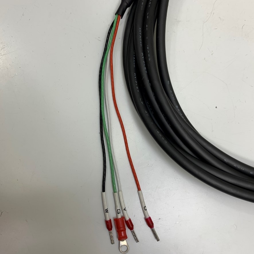 Cáp Original MR-PWS1CBL5M-A1-H Dài 5M 17ft For Mitsubishi MELSERVO-J3 Series Encoder Servo Drive Power Supply Cable in Japan