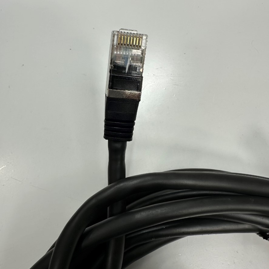 Cáp 5M 17ft Hàng Theo Thiết Bị OEM Thay Thế MV-ACG-RJ45s-RJ45-ST-5M GigE CAT6 S/STP PoE Power Ethernet RJ45 Screw Locking Cable Industrial Camera
