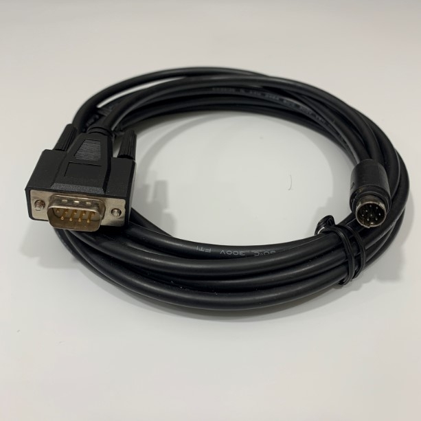 Cáp Lập Trình FX-50DU-CAB0 Cable 5M For Màn Hình HMI Mitsubishi F940/930/920 Series Touch Screen Với PLC Mitsubishi FX0/FX2N Series PLC FX-5