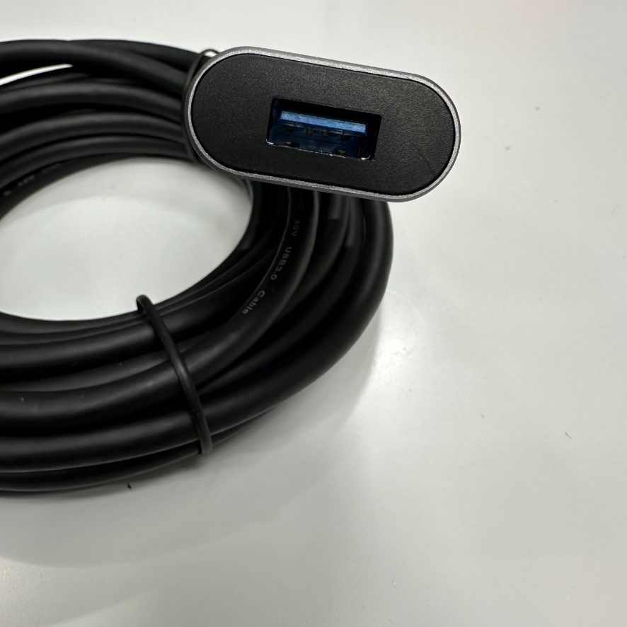 Cáp 5M 17ft UNITEK Extension Cable USB 3.0 Male to Female  with Power Adapter SuperSpeed 5Gbps For Industrial Camera, Hikrobot, Microscope Digital Camera USB3.0 Data Cable