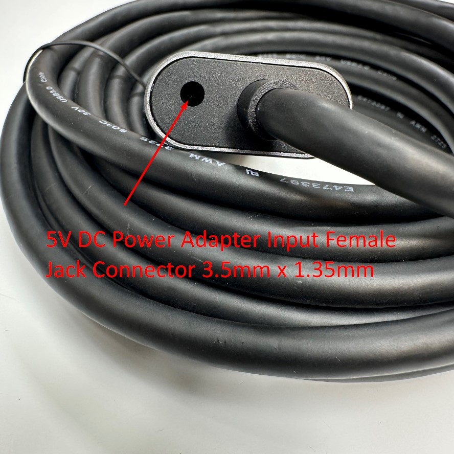 Cáp 5M 17ft UNITEK Extension Cable USB 3.0 Male to Female  with Power Adapter SuperSpeed 5Gbps For Industrial Camera, Hikrobot, Microscope Digital Camera USB3.0 Data Cable