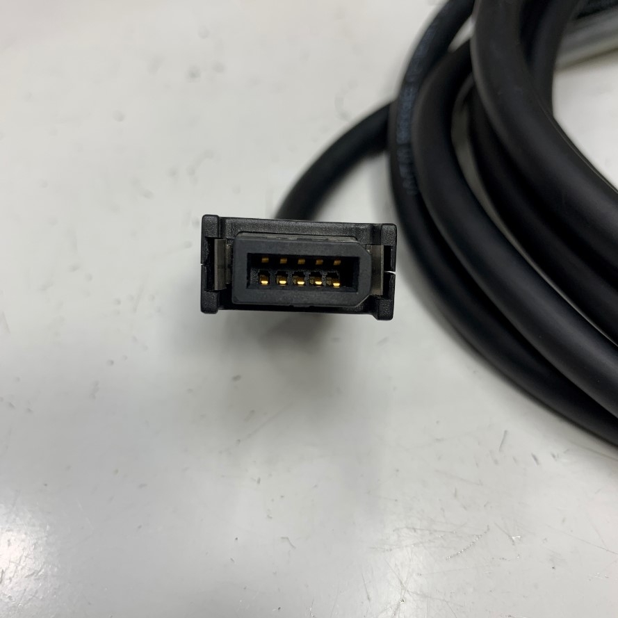 Cáp Điều Khiển 3M 10ft DEIE-MSXXXA-M03 Cable DB15 Pin D-Sub Female Metal to SM-10P 10 Pin Plug Cable SAB BROCKSKES SD 787 C TP 24AWG 80°C 300V 5x2x0.25mm² OD 7.8mm For Servo Motor Encoder