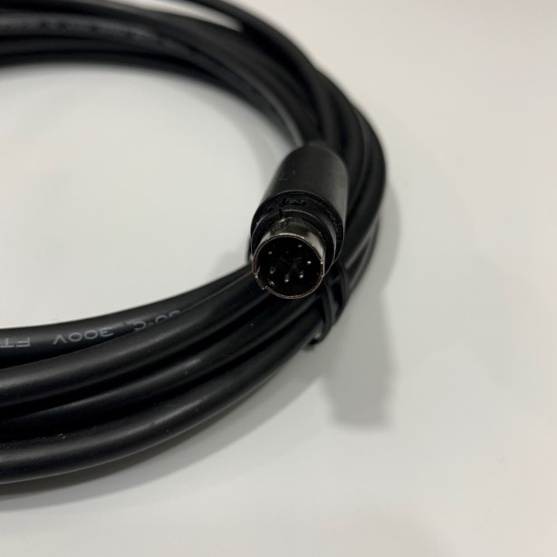 Cáp Lập Trình GT01-C30R2-6P Cable 5M For Màn Hình Mitsubishi HMI GT15/GT15 Series Với PLC Mitsubishi MELSEC Q Series Communication RS232