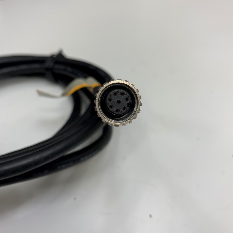 Cáp Điều Khiển Omron F39-JD3A-D Dài 2.5M 8ft Cable M12 A-Code 8 Pin Female to 8 Core Open End For Sensor/Actuator Connector