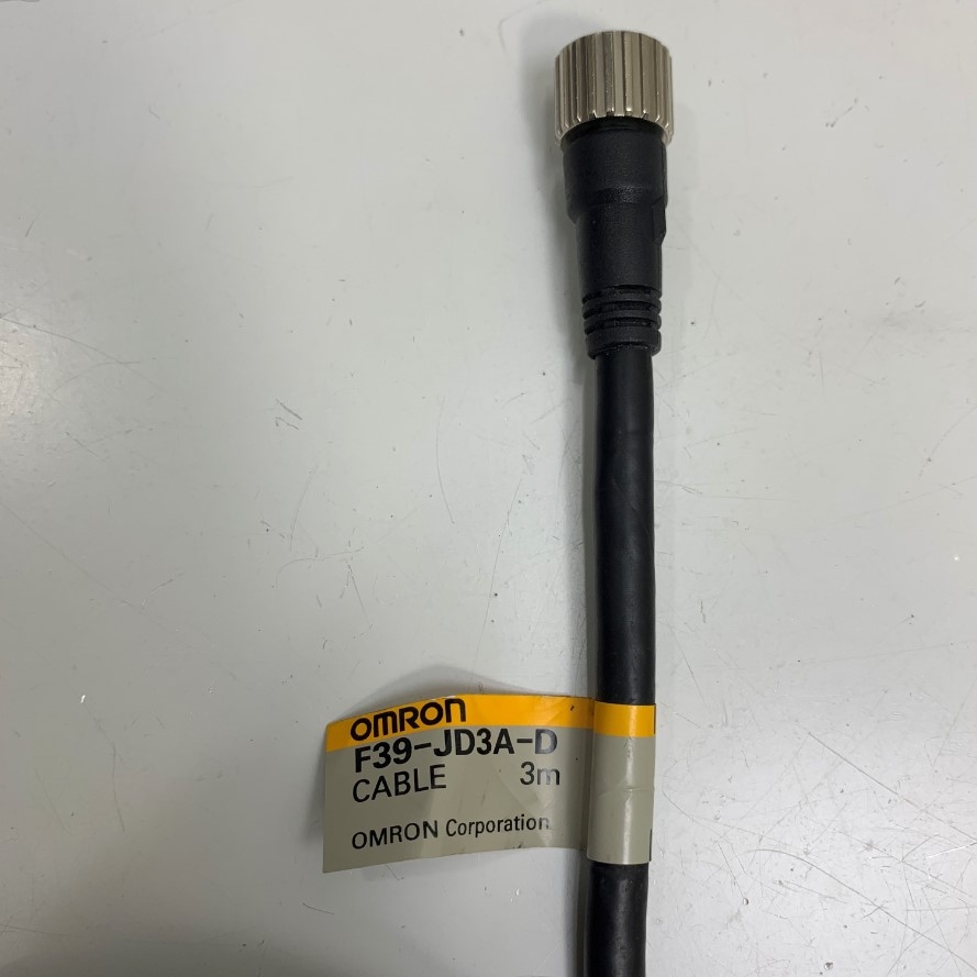 Cáp Điều Khiển Omron F39-JD3A-D Dài 2.5M 8ft Cable M12 A-Code 8 Pin Female to 8 Core Open End For Sensor/Actuator Connector