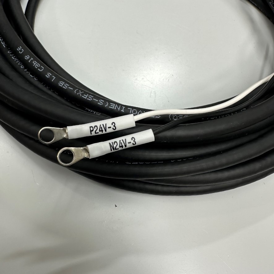Cáp 9M 30ft Servo Motor Brake Power Cable 6FX3002-5BK02-1AD0 Molex 2 Pin to 2 Core with Cosse For Siemens SINAMICS V90 Drive Shielded Cable LS E52853 300V 2C x 19AWG 2 Core x 0.75mm² OD 6.4mm