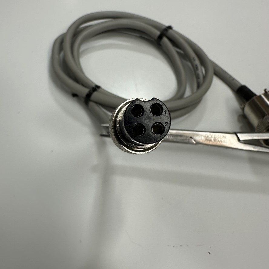 Cáp 1.2M 4ft Cable Connector Hirose RM15TP-4PA(71) 4 Pin Male Circular to Apex PLT-164-P-R 4 Pin Female Circular For Signal and Power Cable Industrial