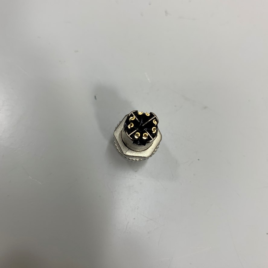 Rắc Hàn Jack M12 8 Pin Male X-Coded For Industrial Ethernet Connector