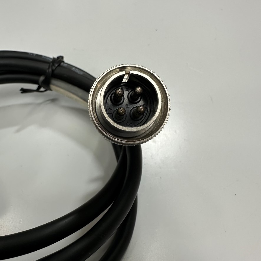 Cáp 1M 3.3ft Cable Connector Hirose RM15TP-4PA(71) 4 Pin Male Circular to Apex PLT-164-P-R 4 Pin Female Circular For Signal and Power Cable Industrial
