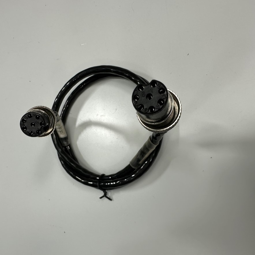 Cáp 0.8M 2.7ft Cable Connector GX16 8 Pin Female to Female Circular For Signal and Power Cable Industrial
