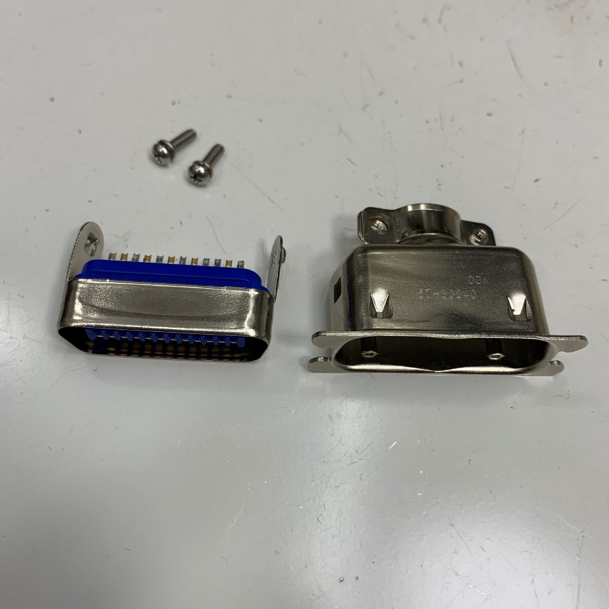 Đầu Jack Original DDK 57-30240 24 Pin Male Centronics 2 Rows 2.16mm Pitch Connector 5A 1200VAC For Siemens Servo Drive System Servo Drives & Motors  Schneider