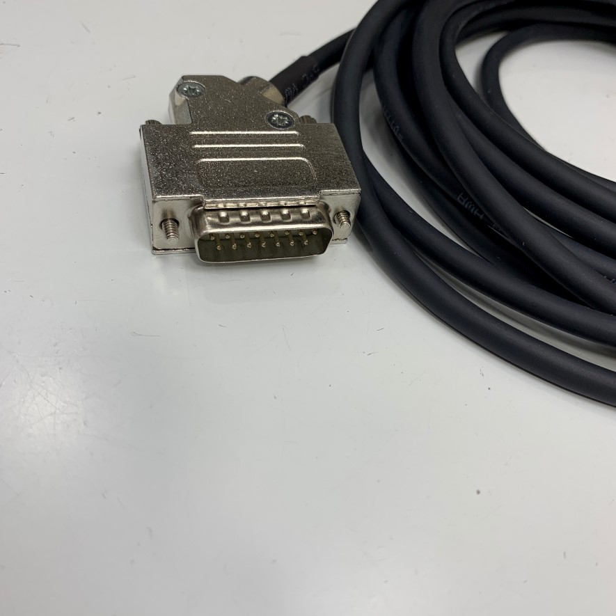 Cáp Điều Khiển 6XV1440-2KH32 Siemens Dài 2.5M 8.3ft Connector DB15 Male D-Sub to DB9 Female Download Cable RS232 For Siemens Simatic S5 HMI Siemens Simatic OP7 Panel witch Computer