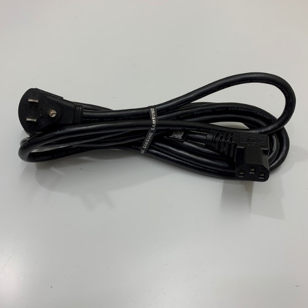 Adapter Plug UK to NEMA 5-15R + Dây Nguồn NEMA 5-15P to Right Angle C13 Power Cord 10A 125V 3x0.824mm² OD 8.0mm Length 3M