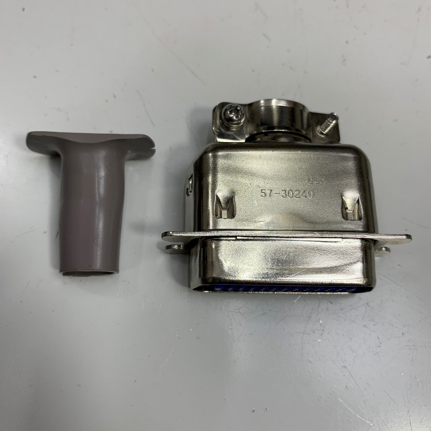 Đầu Jack FUJIKURA DDK 57-30240 24 Pin Male Centronics 2 Rows 2.16mm Pitch Connector 5A 1200VAC For Servo Drive, PLC, CNC Industrial, Robot Industrial, Medical Connector Cable