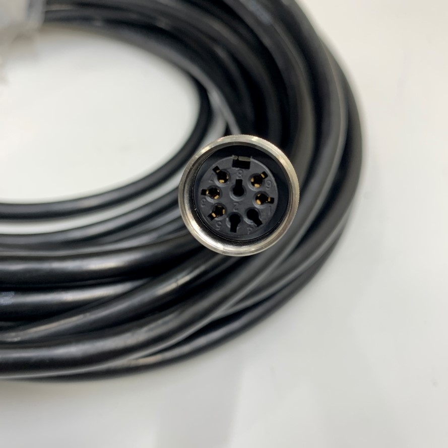 Cáp Điều Khiển Công Nghiệp Connector AISG 5 Pin DIN Male to 8 Pin Female AISG Extension Serial Straight Cable Dài 5M 17ft For Control Industrial Cable 300V RVVPS 3 x 0.75mm² + 1 x 2 x 0.75mm²