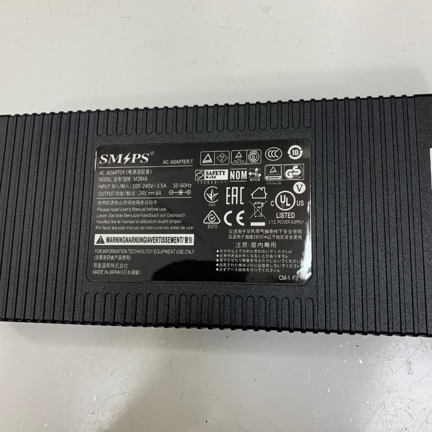 Adapter 24V 6A 145W SMPS M284A Connector Tip Size 5.5mm x 2.5mm
