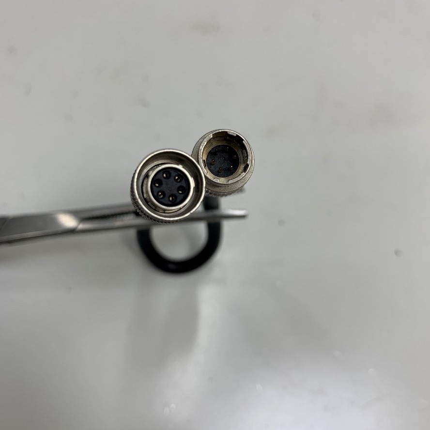 Cáp Extension Dài 0.2M Hirose 6 Pin Male to Female Connector HR10A-7J-6P(73) 6 Pin and HR10A-7P-6S(73) 6 Pin For Power Supply Machine Vision Industrial Camera