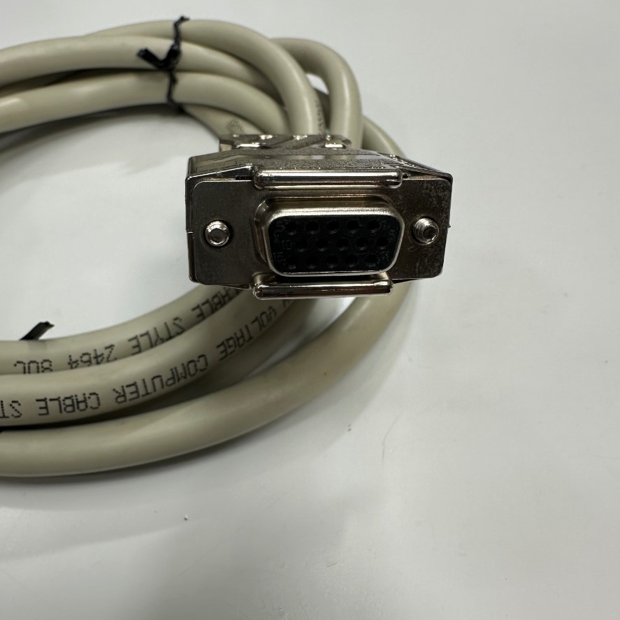 Cáp 3M 10ft Connector DB15 HD VGA 15 Pin Male to Female Extension Shielded Cable 15 Wire For Industrial Motor Encoder Control Cable