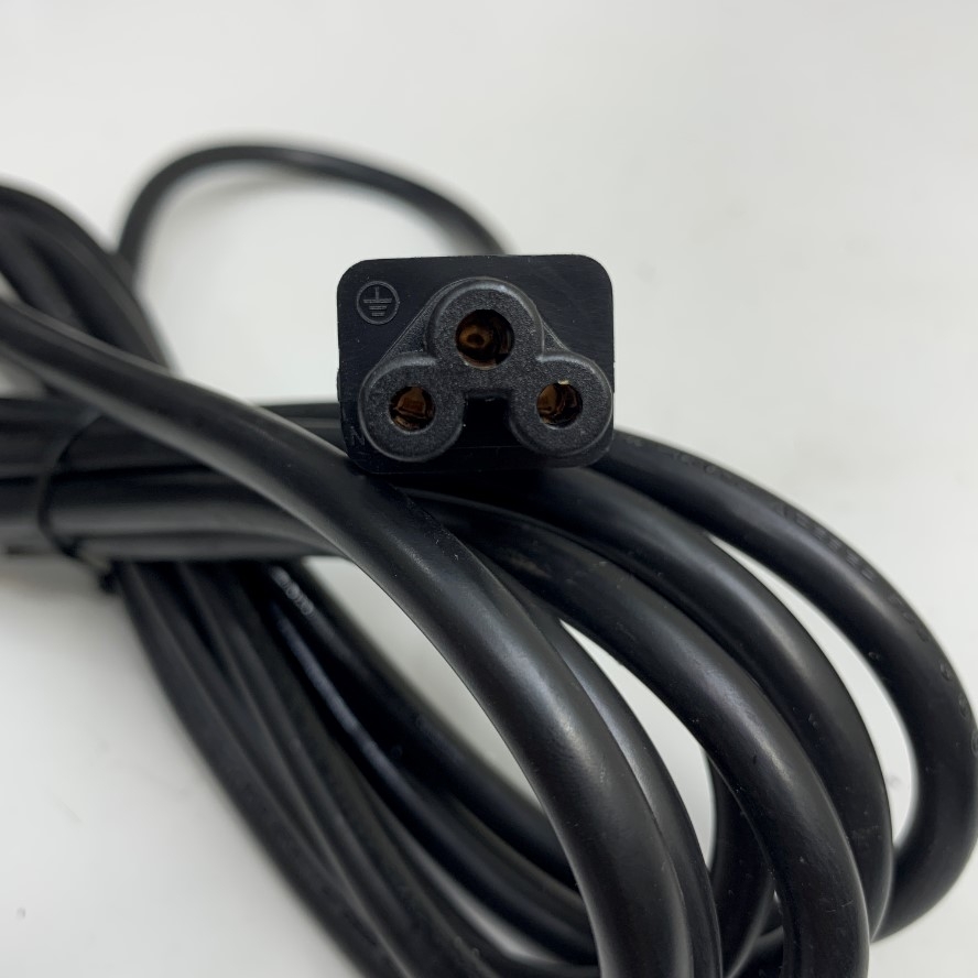 Dây Nguồn Dài 3M 10ft AC Power Cord European Schuko CEE 7/7 to IEC-60320 C5 16A-2.5A 250V 18AWG 3x0.75mm² For Computer Laptop, Industrial Power Cord