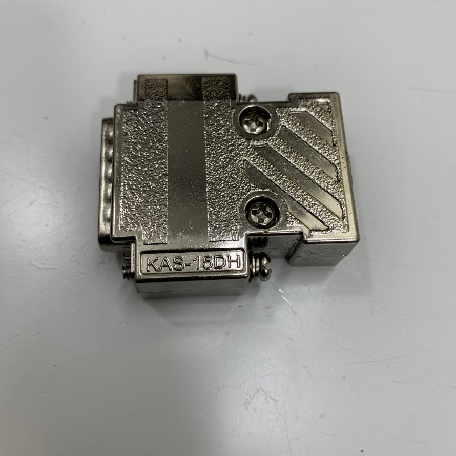 Bộ Rắc Hàn KAS-15HD Jack Metal Connector DB15 Male Gold Plated Shell Kit 2 Rows 15 Pin Serial Port Socket D-Sub For Máy Công Nghiệp, Số Hóa Thiết Bị Y Tế