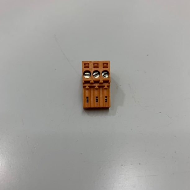 Vít Khối Nối Thiết Bị Đầu Cuối Điện Weidmuller BL 3.5 Connector 3 Pin Terminal Block Pitch 3.5mm 3 Ways 22AWG to 14AWG 1.5mm² Screw 10A 300V