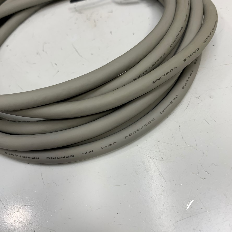Cáp Điều Khiển 3M 10ft HONG LONG JIN HUA TAI Shielded Cable 4 Core x 0.3mm² 22AWG 80°C 300V OD 7.0mm For Power Cable and Control Robotics, CNC Machines, Industrial Communication