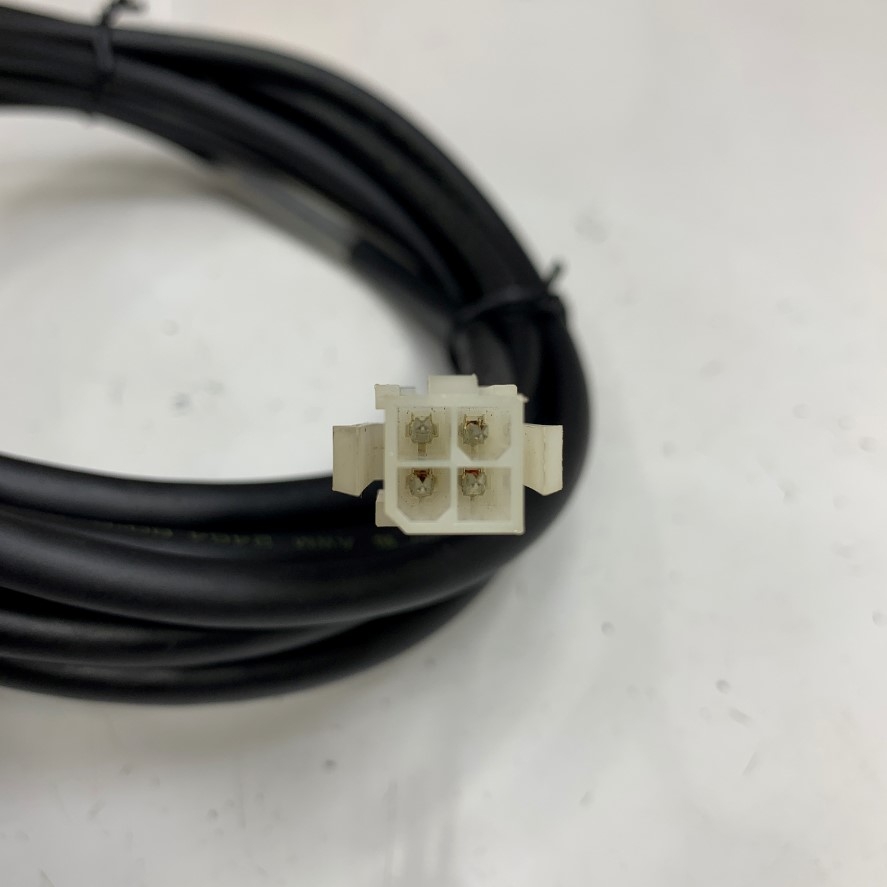 Cáp Nguồn Động Cơ 3M 10ft DPMH-3P12PA-T03 Cable Connector MX-5559-04P Molex 4 Pin 4.2mm Pitch to 4 Core Cable TAIYO 18AWG 4 x 0.75mm² 300V For Servo Motor Encoder Power Cable