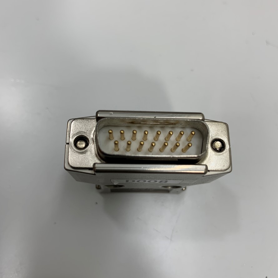 Bộ Rắc Hàn DDK 17J-15 DB15 Male Jack Metal Connector Gold Plated Shell Kit 2 Rows 15 Pin Serial For Servo Encoder, Medical Máy X-quang Connector